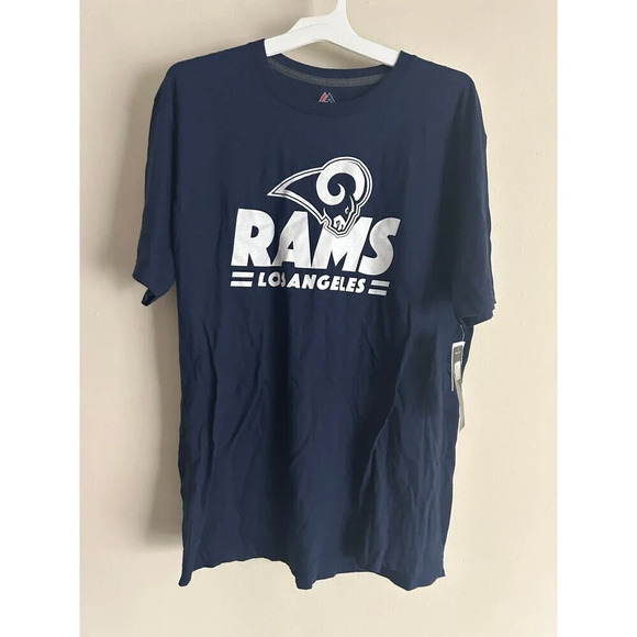 NFL Team Apparel Los Angeles Rams Tee Shirt XL - Picture 1 of 5